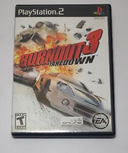 New ListingBurnout 3 Takedown (Sony PlayStation 2, 2004) PS2 Complete W/Manual Tested