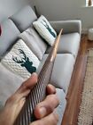 Antique Carved Turned Wood Pool Cue Rare*