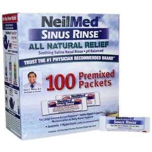 NeilMed Pharmaceuticals Sinus Rinse Premixed Packets 100 Pkts
