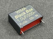 1pcs - WIMA Black Box 1uF 250V 5% pitch:27.5mm Capacitor Genuine Used