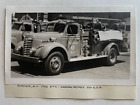 Vintage Fire Engine 3x5 B&W Photo Fairfield NJ FD Truck #1 1946 General Detroit