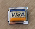 Visa Credit Card Italian Charm 9mm Bracelet Link gift