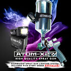 New ListingLVLP NEW ATOM X27 Gravity Feed Spray Gun Kit Auto Paint Car w/ FREE GUNBUDD!