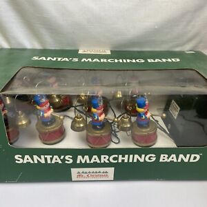 1991 Mr. Christmas Santa's Marching Band Lights with Musical Bells *Works*