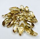 5531 Swarovski Element Crystals 18mm Golden Shadow Aquiline Beads 15 Pieces Lot