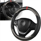 For TOYOTA Carbon Fiber Leather Car Steering Wheel Cover Anti slip Accessories (For: Toyota Tacoma)