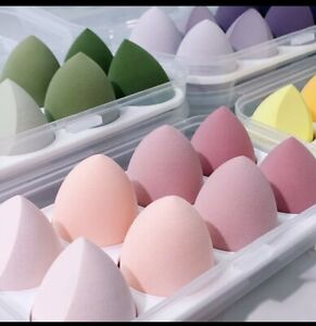 8 Pcs Cosmetic Egg Makeup Sponge Set Blender Multi-colored Beauty Foundation