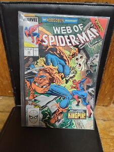Web of Spider-Man Issue #48 Marvel Comics 1989 book Hobgoblin possessed VTG