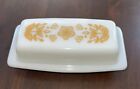 Butterfly Gold Pyrex Butter Dish Vintage