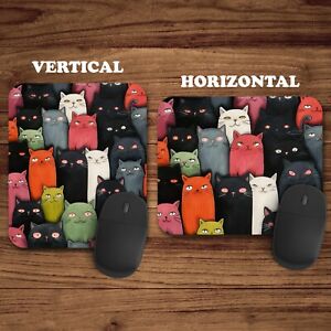 New ListingCat Kitten Pattern Fun Collage Mouse Pad Mat Mousepad Office School Gaming