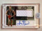 2022-23 Panini One And One Larry Bird Jumbo Jersey Patch Silver Auto Sealed /49