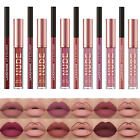 Matte Velvet Lipstick Lip Gloss+ Lip Liner Pencil Kit Set Long Lasting Non-stick