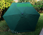 BELLRINO Patio Umbrella 9 ft Replacement Canopy for 6 Ribs Green Color