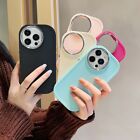 Simplicity Solid Color Circular Cover Case For iPhone 15 14 13 12 11 Pro Max