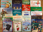 Children's Christmas Picture Books U Build Lot Santa Elf Gift Snowman Tree Candy