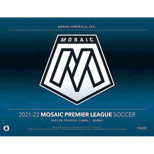 2021-22 Panini Mosaic English Premier League Soccer Hobby BOX FACTORY SEALED