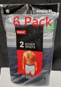 6 Pack Men's  Boxer Briefs   