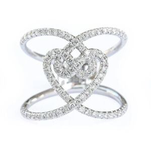 Elegant 925 Silver Filled Cubic Zircon Ring Women Jewelry Wedding Gift Sz 6-10