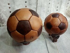 Football Vintage football leather vintage style Soccer ball, 32 panel décor