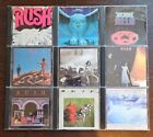 (9) RUSH CD LOT - Rush, Fly By Night, 2112, Hemisphere, Permanent Waves, etc