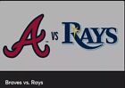 2 Tickets Tampa Bay Rays @ Atlanta Braves 6/14/24. Sec 341, Row 6 Etix. Acuna
