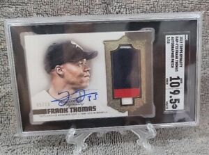 New Listing2019 Topps Dynasty Frank Thomas Auto 3 Color Patch /10 SGC 9.5/10