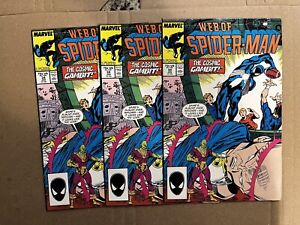 Web of Spiderman  # 34  (3 Copies) High Grade