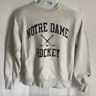 Vintage Champion Reverse Weave Notre Dame Hockey Crewneck Sweater Men’s Medium