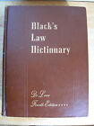 Blacks Law Dictionary De Luxe 4th Edition 1957 with Pronunciation Guide Indexed
