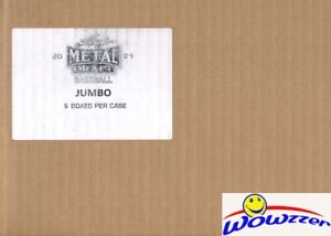 2021 Leaf METAL Draft BASEBALL HOBBY JUMBO 6 Box Factory Sealed CASE-60 AUTOS!