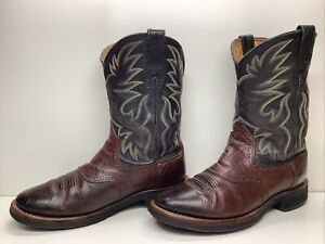 MENS ARIAT ATS COWBOY BROWN BOOTS SIZE 12 EE