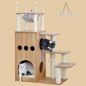 PAWZ Road Cat Tree Tower Scratching Post Scratcher Condo House Bed for Large Cat