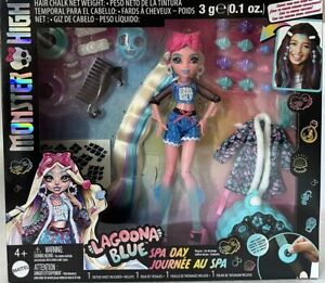 New ListingMonster High Doll Lagoona Blue Spa Day Set Wear and Share Accessories Mattel NEW