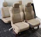 ✅ 2013-24 RAM 1500 3500 CREW CAB LARAMIE OEM FRONT REAR LEATHER SEAT SET BEIGE