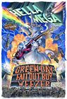 Green Day, Fall Out Boy & Weezer Concert Poster 11 X 17 Framed