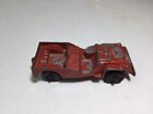 Vintage Tootsie Toy Red Army Jeep Star Military Truck Die Cast Car 3.65” Long