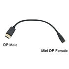 Display Port DP Male to Mini Display Port Female Monitor Cable Connector Adapter