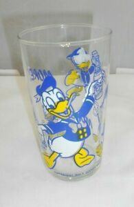 Vtg Donald Duck Beverages Glass Tumbler Advertising Walt Disney Co 1950's Libby