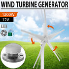 5 Blades 1200W Wind Turbine Generator With DC 12V Charger Controller Home Power