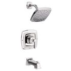 Moen Conway Chrome Posi-Temp Tub and Shower with Valve Included, 82922