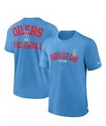 Nike Tennessee Titans Houston Oilers Men’s Size Medium Rewind Blue Shirt New