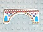 LEGO Arch 1 x 6 x 2 with Indian Pattern Ref 3307px1 / Set 7418 SCORPION PALACE