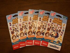 Nintendo Animal Crossing Series Three amiibo Cards (five)
