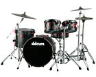 ddrum Hybrid 5 Player 5-pc Acoustic/Electric Drum Set - Satin Black - Used