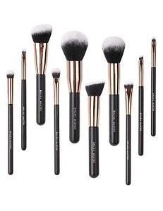 10pcs Makeup Brushes Set Cosmetic Eyebrow Blush Foundation Powder Kit Beauty PRO