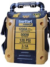EverStart Maxx 1200 Amp Peak Battery Jump Starter 500W AC Power 120 PSI Air