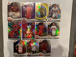 2023 Topps Chrome Bundesliga 11 Card Lot- Auto, Numbered Cards, Refractors