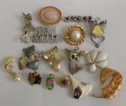 Vintage/Now Jewelry Brooches Pins Lot Of 16 Variety Some Designer Signed #LT155