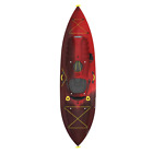 Tamarack Angler Kayak 10 Ft Fishing Kayak, Volcano Fusion W/Yellow (91340) USA