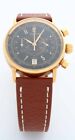 RARE 18k Yellow Gold Alpina Heritage Chronograph Automatic Watch LIMITED EDITION